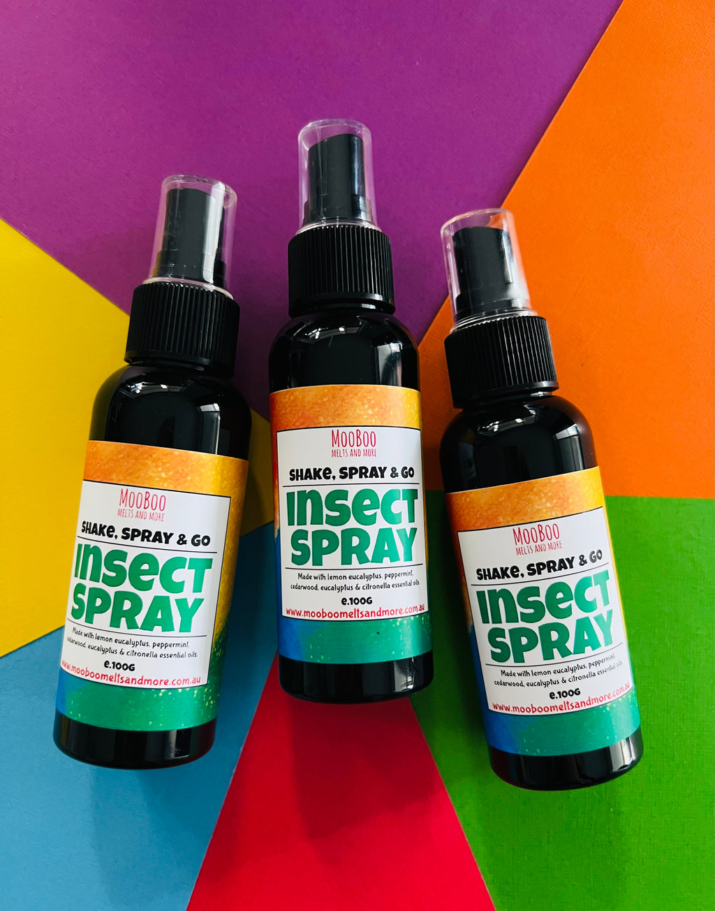 Outdoor insect body spray